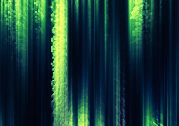Vertical vívido verde cubo pixel cortinas negocio abstracción ba — Foto de Stock
