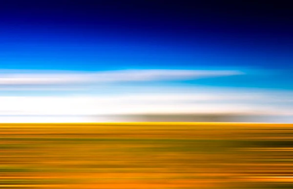 Horizontal vívida movimento abstrato borrão paisagem pano de fundo — Fotografia de Stock