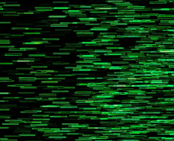 Vierkant groen levendige 8-bit pixel dot geïnterlinieerd ruimte sterren blast — Stockfoto