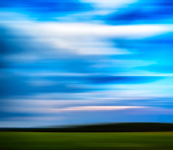 Horizontal lebhafte Bewegung verschwimmen abstrakte Landschaft Hintergrund — Stockfoto