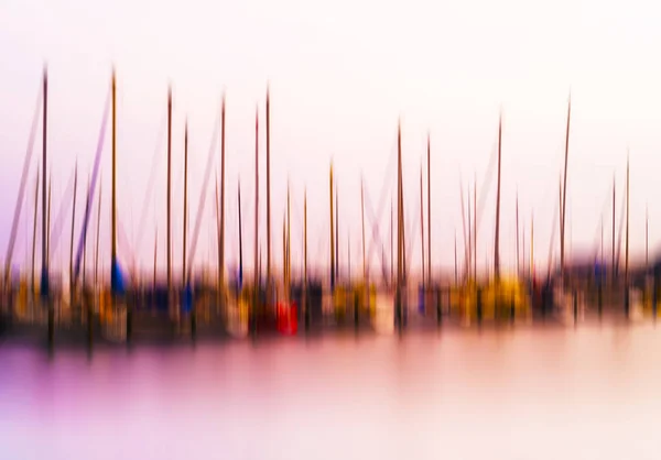 Horizontal vivid pink warm yacht motion blur abstraction backgro — Stock Photo, Image