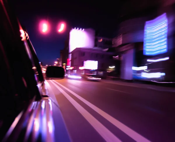 Horizontální pohyb živé auto rychlostí abstrakce pozadí backdro — Stock fotografie