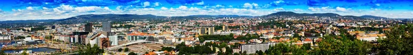 Oslo şehir arka plan Mega geniş Panoraması