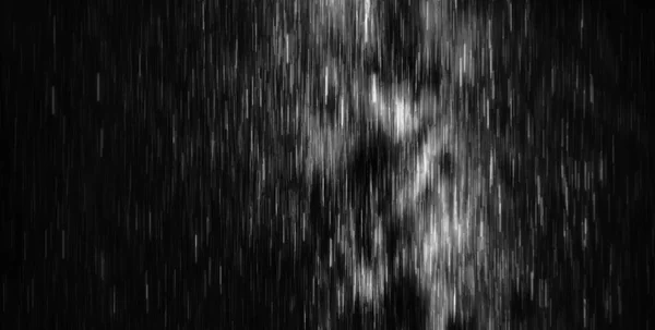 Schwarz-weißer Sternenregen digitaler Hintergrund — Stockfoto