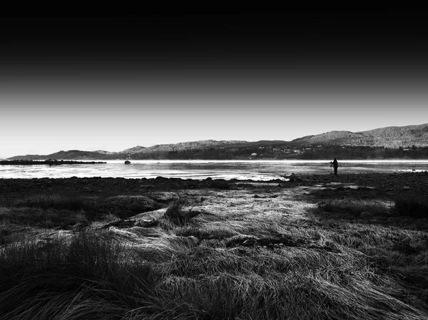 Střelba krásy podzimní Norsko Lofoten ostrovy — Stock fotografie