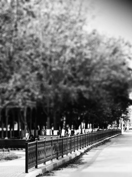 Fondo de valla de frontera de calle diagonal —  Fotos de Stock