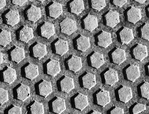 Dramático metal célula textura fundo — Fotografia de Stock