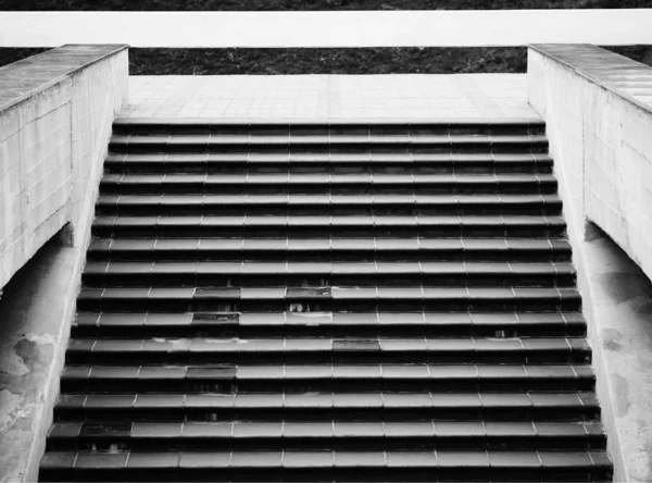 Preto e branco velho mármore no andar de cima fundo — Fotografia de Stock