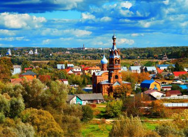 Rusya 'nın sonbahar döneminde kırsal bölgeleri
