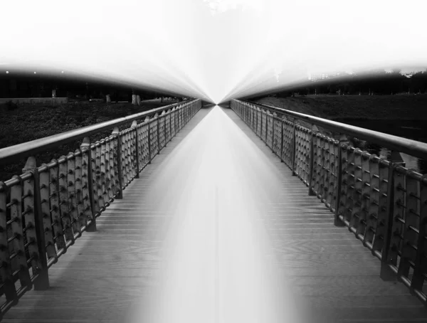 Leere Brücke verschwommener Abstraktionshintergrund — Stockfoto