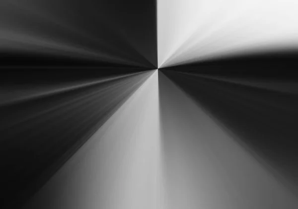 Bianco e nero esplosione di luce astrazione sfondo — Foto Stock