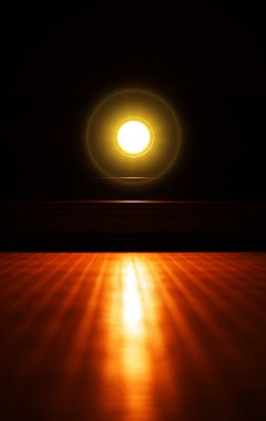 Parlayan neon lamba neon yüzey arkaplanı