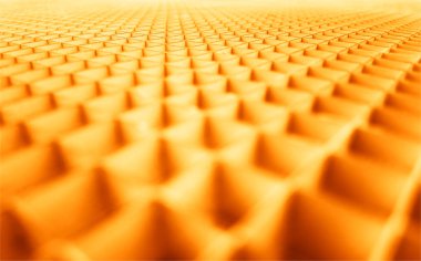 Hava turuncu havalandırma hücreleri şebekesi arka planı