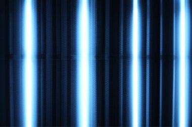 Dikey mavi neon lambalar aydınlatma arkaplanı