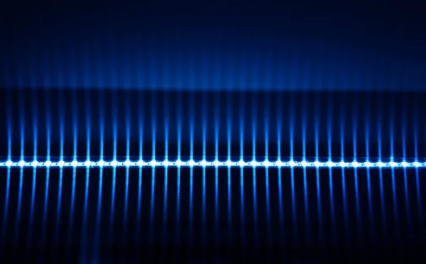 Lámparas led azules iluminación textura fondo —  Fotos de Stock