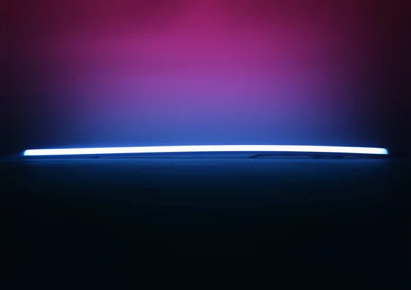 Синий и розовый неоновая лампа в ночном клубе абстрактный фон — стоковое фото