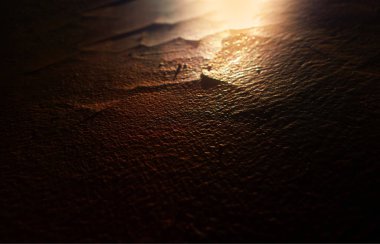 Gün batımı soyut beton çatlakları bokeh arkaplan
