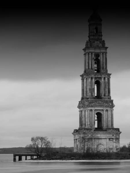 Campanario Iglesia Arquitectura Fondo —  Fotos de Stock