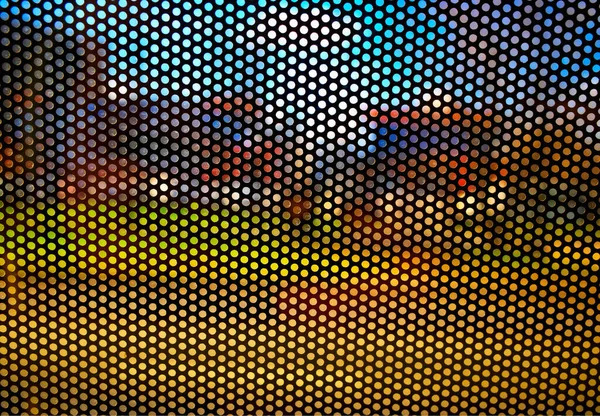 Perforated Abstract Pixel City Background — Stock Photo, Image