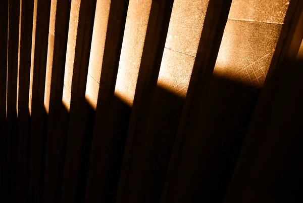 Escadas Mármore Iluminado Pela Luz Pôr Sol — Fotografia de Stock