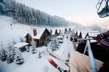 Europe dağlarda Kayak Merkezi