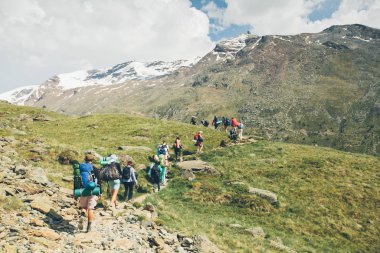 Zermatt, İsviçre - 21 Haziran 2017: