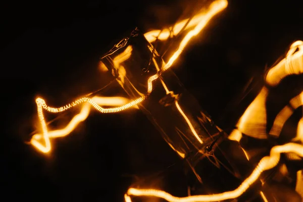Edison villanykörte extrém makró lövés — Stock Fotó
