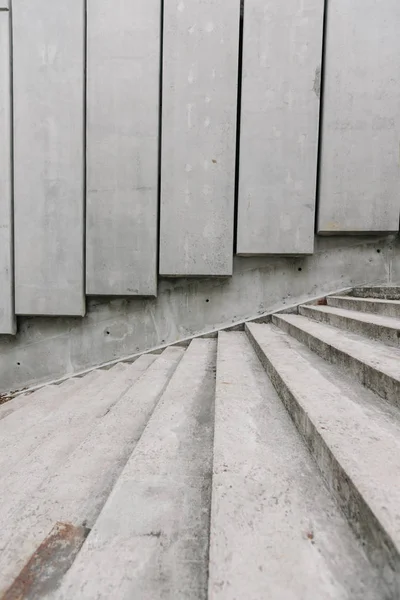 Escalier Pierre Ciment Vieil Art Noir Constraction — Photo