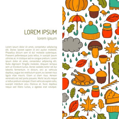 Vektör karikatür elle çizilmiş arka plan