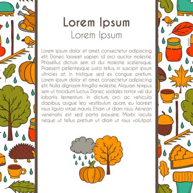 Vektör karikatür elle çizilmiş arka plan