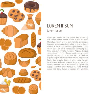 Vektör karikatür Pastane fırın