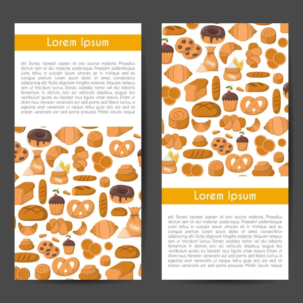 Vektör karikatür Pastane fırın