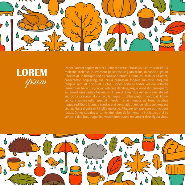 Vektör karikatür elle çizilmiş arka plan