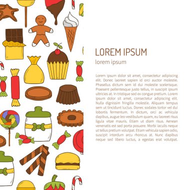 Vektör el şeker chop arka plan çekilmiş