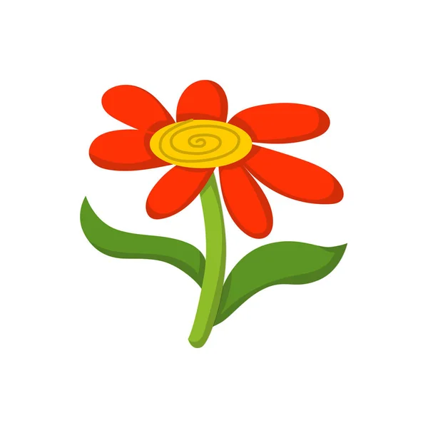 Vector cartoon isolated sunflower icon — Stock Vector © petitelili ...