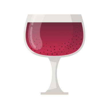 Vektör çizgi film izole beetrot, kiraz suyu simgesi