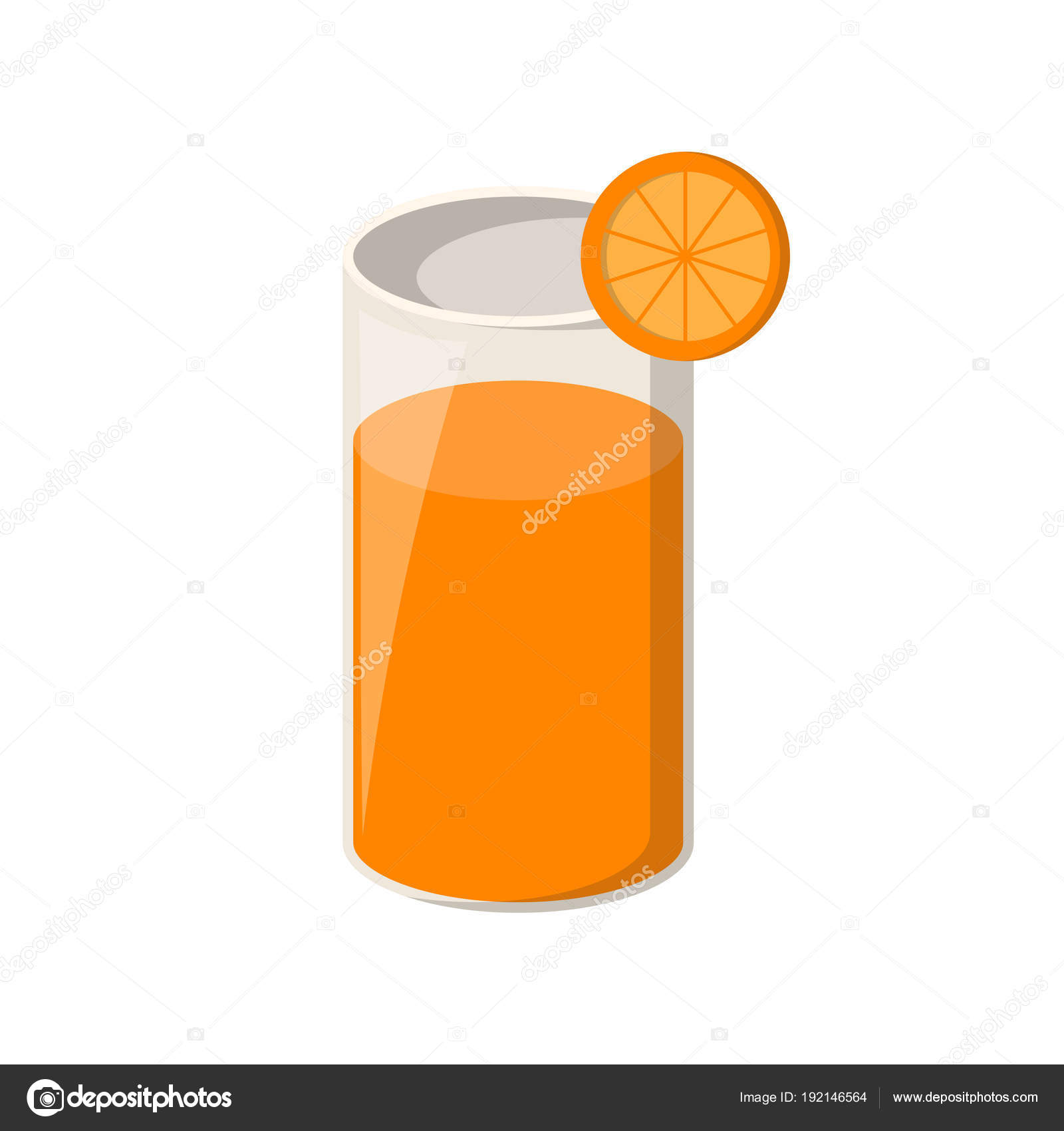 Orange Juice Cartoon Picture