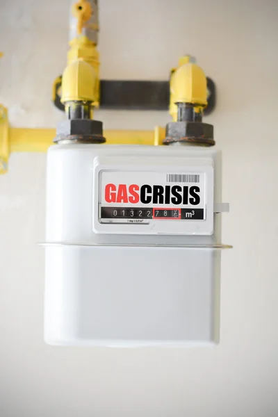 Concepto de crisis de gas — Foto de Stock