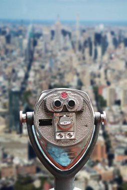  Kayaya Empire State Binası Manhattan, Nyc üzerinde işletilen sikke dürbün