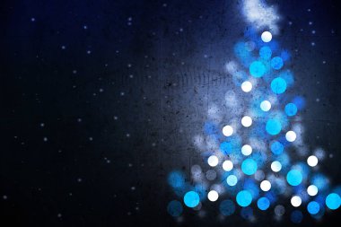 Sihirli Noel gece arka plan