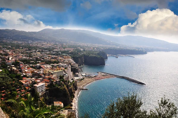 Узбережжя Амальфи краєвид Італії, Європа — стокове фото