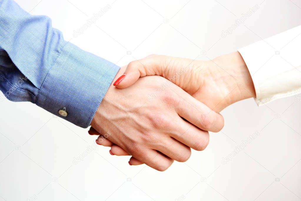 Business people handshake after agreement or contract conclude