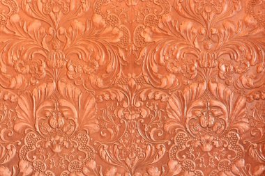 Çiçek duvar heykel desen veya arka plan