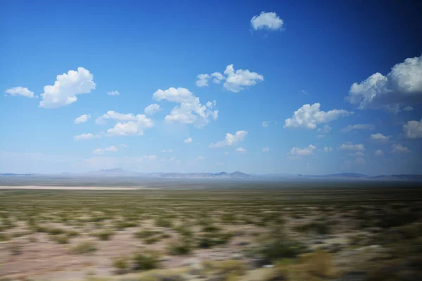 Southern California desert in motion — Stock Photo, Image