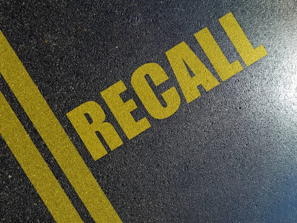Automotive recall procedures concept — Stock Photo, Image