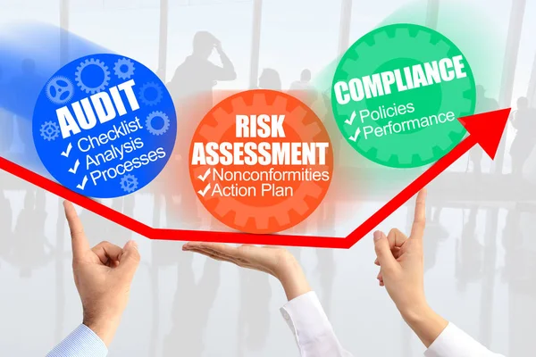 Internes Audit-Prozessmanagement — Stockfoto
