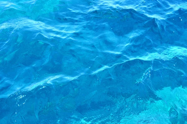 Eau Mer Bleue Surface Texture — Photo