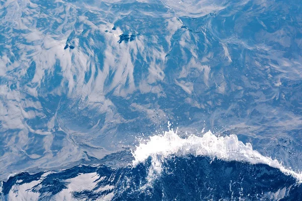Blaue Oberfläche Oder Textur Des Meerwassers — Stockfoto