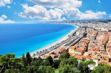 Nice kenti, Cote dazur, Fransa, Akdeniz