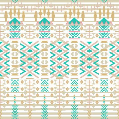 Aztek seamless modeli. Etnik soyut geometrik doku. Elle çizilmiş navajo kumaş. geometrik sanat baskı kullanım için duvar kağıdı, kumaş tasarım, kapak, tekstil, örgü, sarma, kumaş, kağıt, kartpostallar.